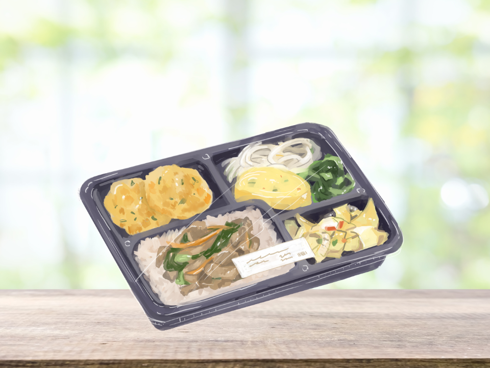 お弁当のイラスト