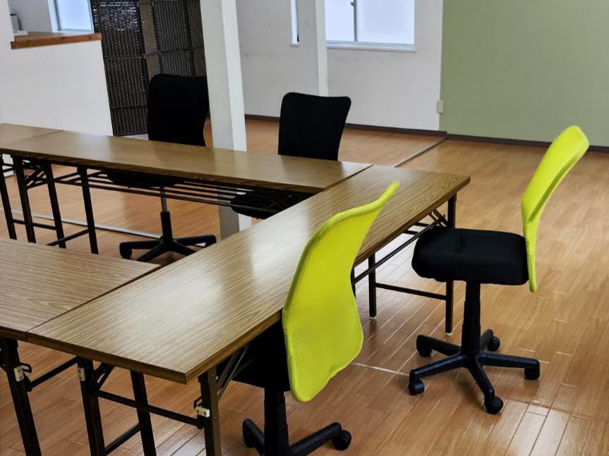 2階の作業スペースの写真